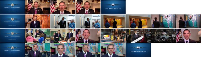 113 weekly video addresses, 2009-2011 (shot montage).crop