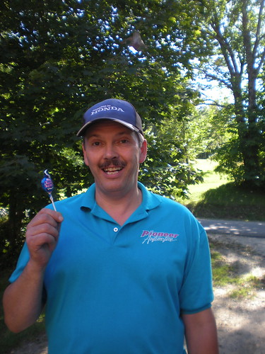 Million Mile Joe with a blue lollipop!