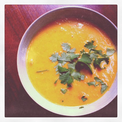 Szechuan carrot soup