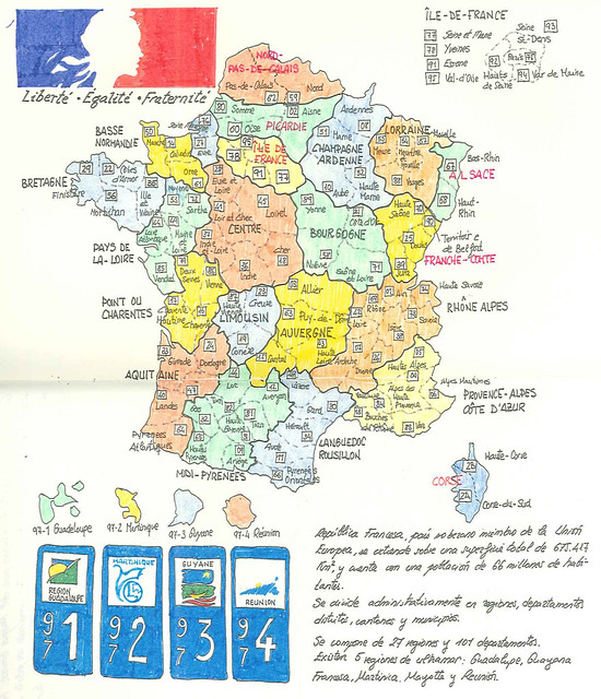 Inscription de voiture du France (I)