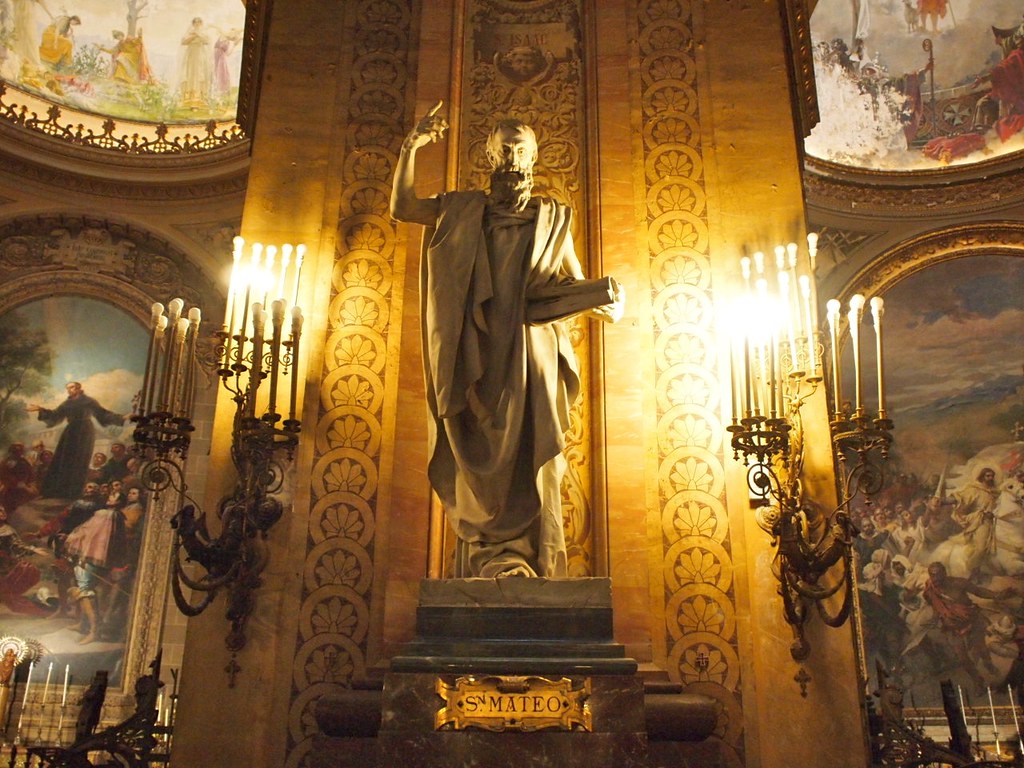 Ricardo Bellver (Spanish, 1845-1924) San Mateo (Saint Matthew) Marble. Basilica de San Francisco el Grande, Madrid.