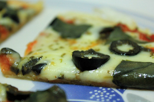 Pizza Parotta closeup