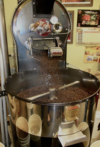 Roasting coffee