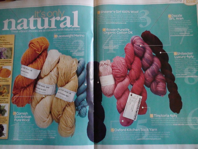 OxfordKitchenYarns in Let's Knit Magazine October 2011