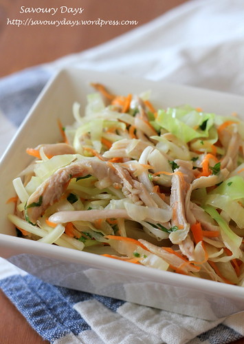 Cabbage chicken salad