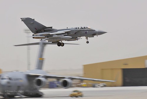 RAF Tornado GR4 Landing at Kandahar Air by Defence Images, on Flickr