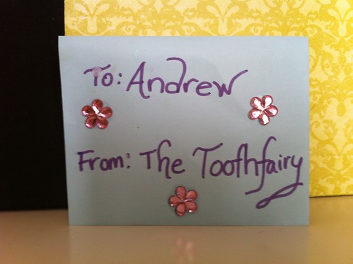 Toothfairy sent Andrew $5