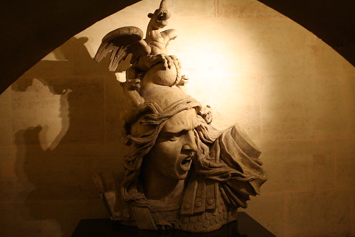 Sculpture inside the Arc de Triomphe