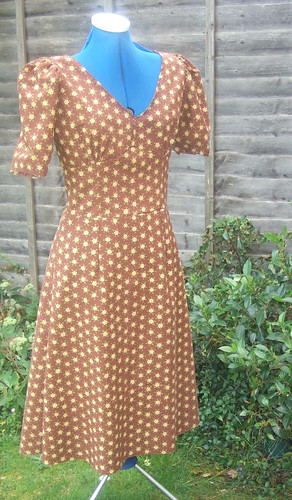 1940s dress in progress
