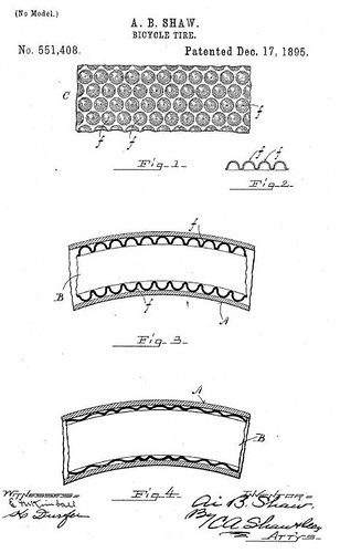 Self Sealing Bike Tire Patent (1895)