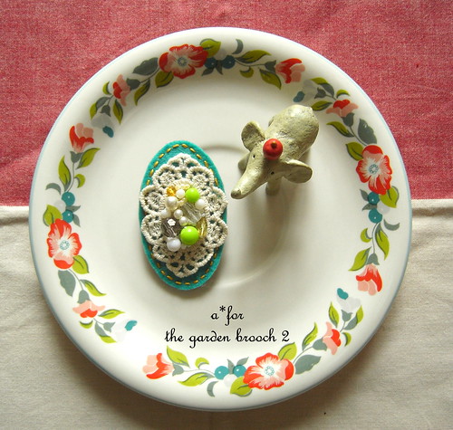 a*for...the garden brooch 2