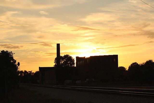Sunset in Decatur, Illinois