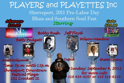 Blues & Southern Soul in Shreveport on Sun, Sept 4 by trudeau