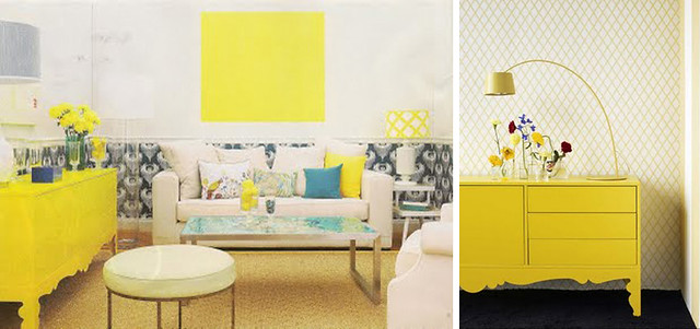 Yellow IKEA Sideboard