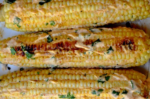 Mexican-Style Grilled Corn (Elote)