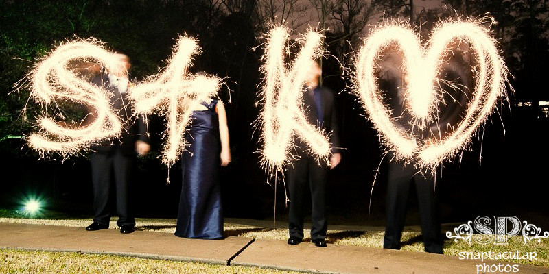 shannon and keith's wedding sparklers at the houston racquet club houston, tx