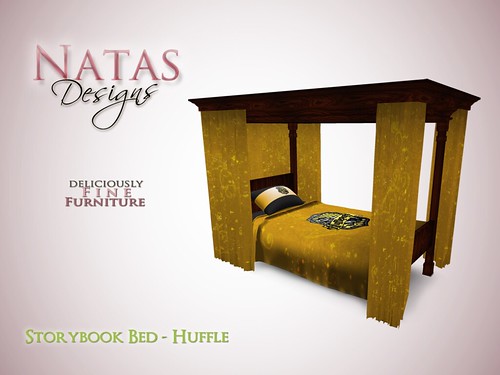Storybook Bed - Huffle by natashashoteka