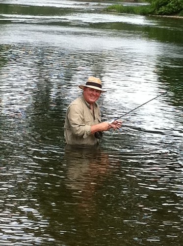 Joe Elton fly fishing at Shenandoah River State Park