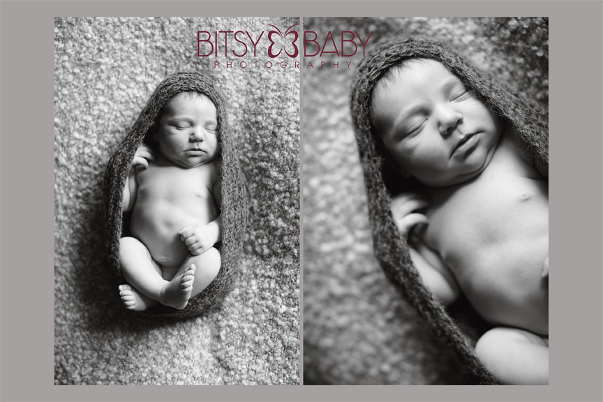 newborn photographers in black and white