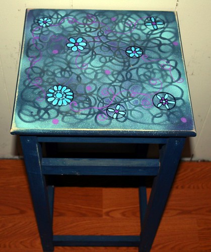 Accent Table by Rick Cheadle Art and Designs