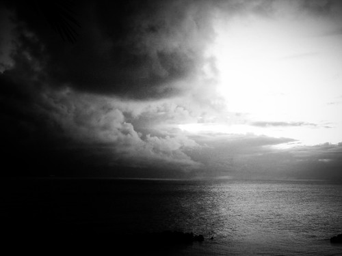 Thundercloud over Curacao