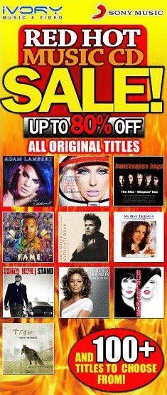 The Red Hot CD Sale