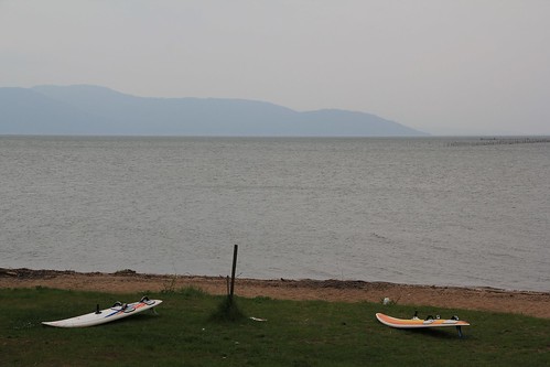 Wind Surfboards at Lake Biwa 琵琶湖のウィンドサーフィンボード