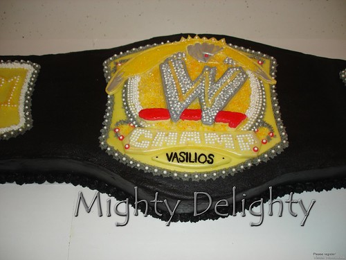 WWE Belt cake John Cena Championship