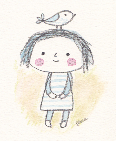 Girl and Bird