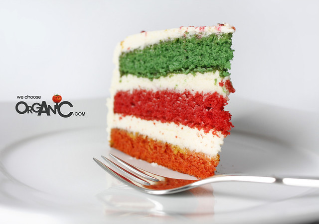 Colorful 3-Layer Cake