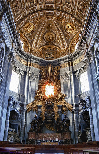 Sunlight in St. Peter's Basilica