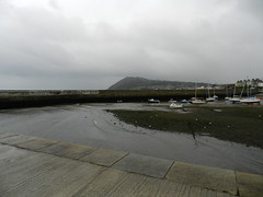 A rainy Monday evening in Bray harbour