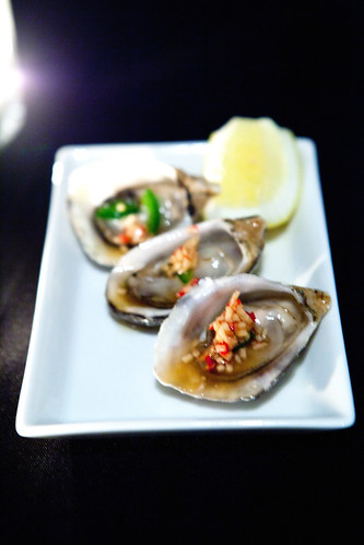 Kushi Oysters with Jalapeno Ponzu