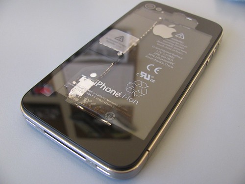iPhone 4 transparent back