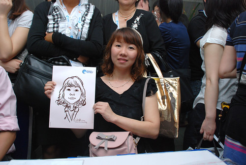 caricature live sketching for Singapore International Water Week Closing Dinner - 29
