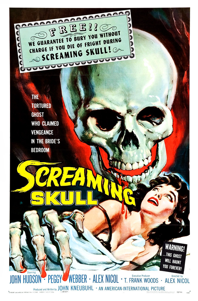 Albert Kallis - Screaming Skull (American International, 1958) One Sheet