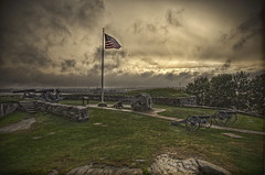 Fort Phoenix during the Storm