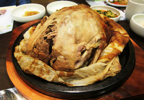 Korean Clay Roasted Duck at Dha Rae Oak