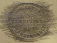 Lewis Commissary reverse rubbing