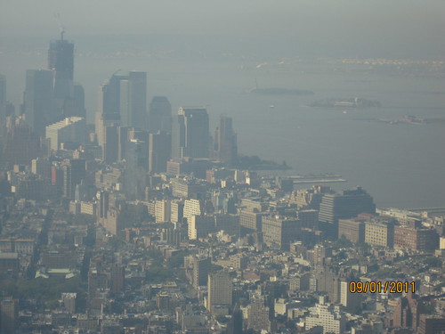 9/1/11: View from 102nd floor of Empire State Building