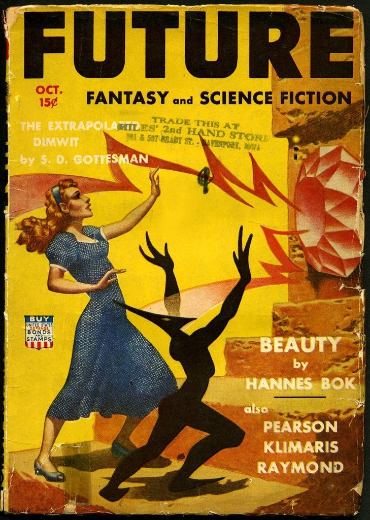 Hannes Bok - Future Science Fiction Cover, 1942