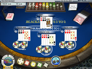 Blackjack Multi-Hand Rival Win