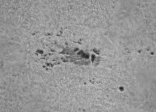 Re-processed Sunspot 2011-09-01_11-38-05 IR by Mick Hyde