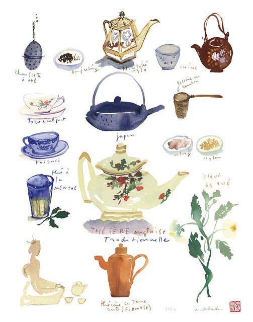 Tea Time Limited Edition Print by lucileskitchen