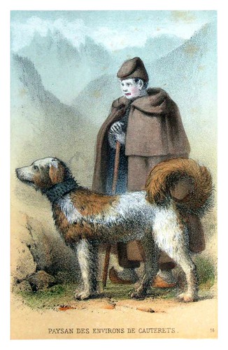 004-Campesino de los alrededores de Cauterets-Costumes pyrénéens-1860 