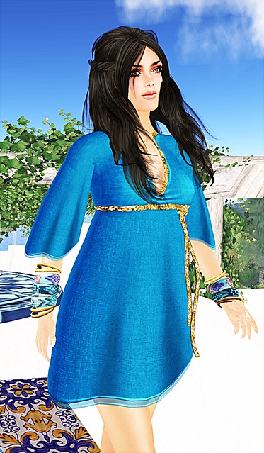 {SMS} Ethno Tunic Blue Group Gift!!!