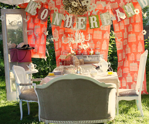 Wonderland Party Shabby Chic Tablescape 