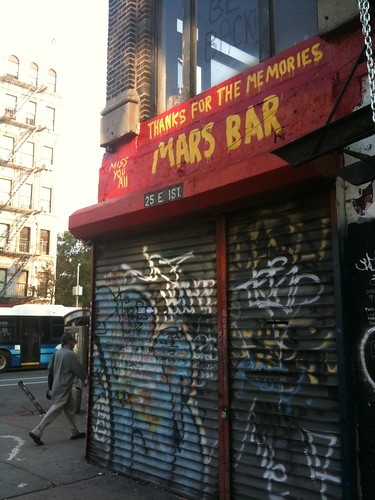 Shuttered Mars Bar