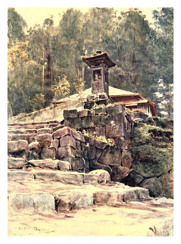 004-Alrededores de un santuario rustico-Japan & the Japanese 1910- Walter Tyndale