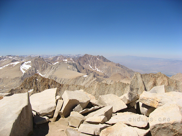 View from Whitney summit